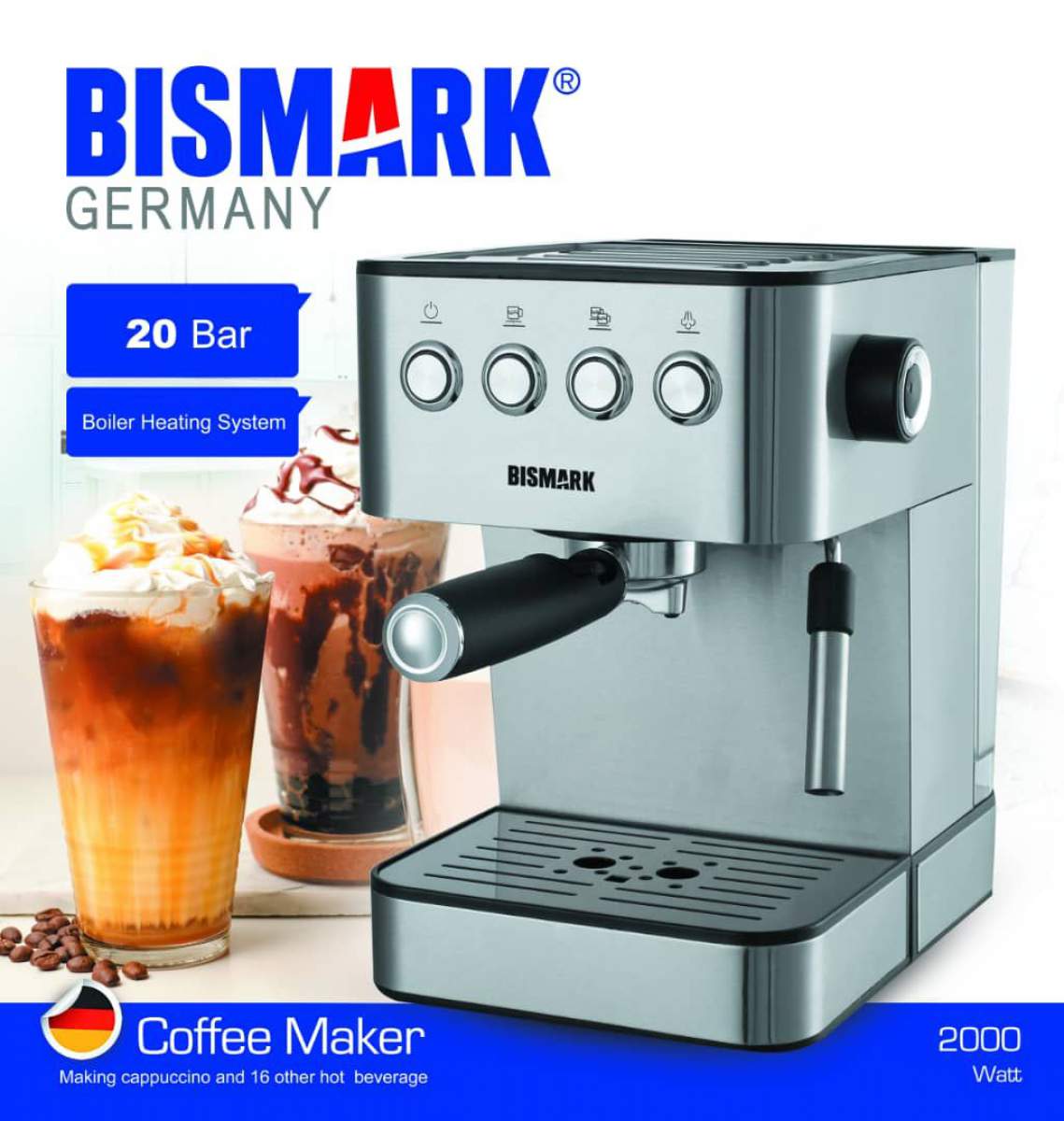 اسپرسوساز بیسمارک تحت لیسانس آلمان مدل BM2250 ا Bismark BM2250 Espresso Machine
