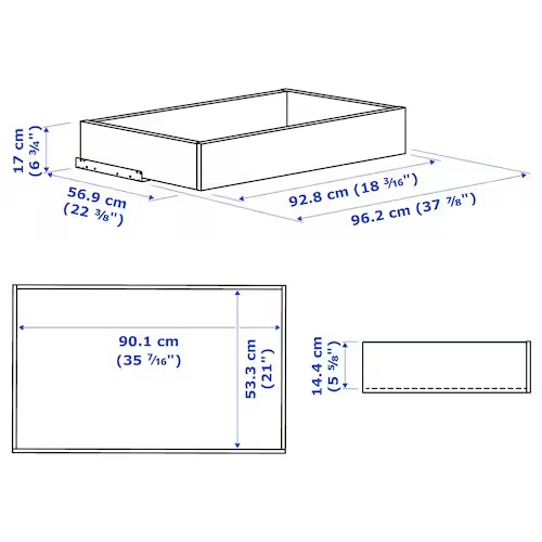 کشو دراور ایکیا کد 505.090.72 Drawer IKEA