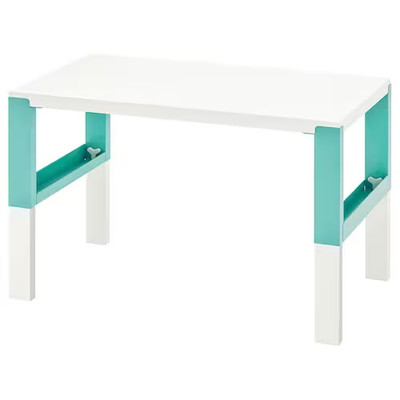 میز سفید فیروزه ای نوجوان ایکیا کد IKEA 894.374.75