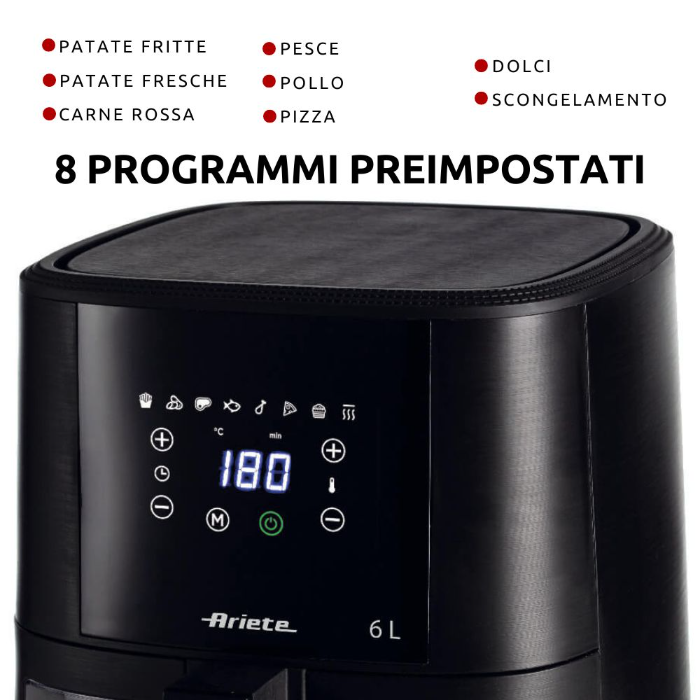سرخ کن آریته تحت لیسانس ایتالیا مدل 4626 اAriete 4626 air fryer
