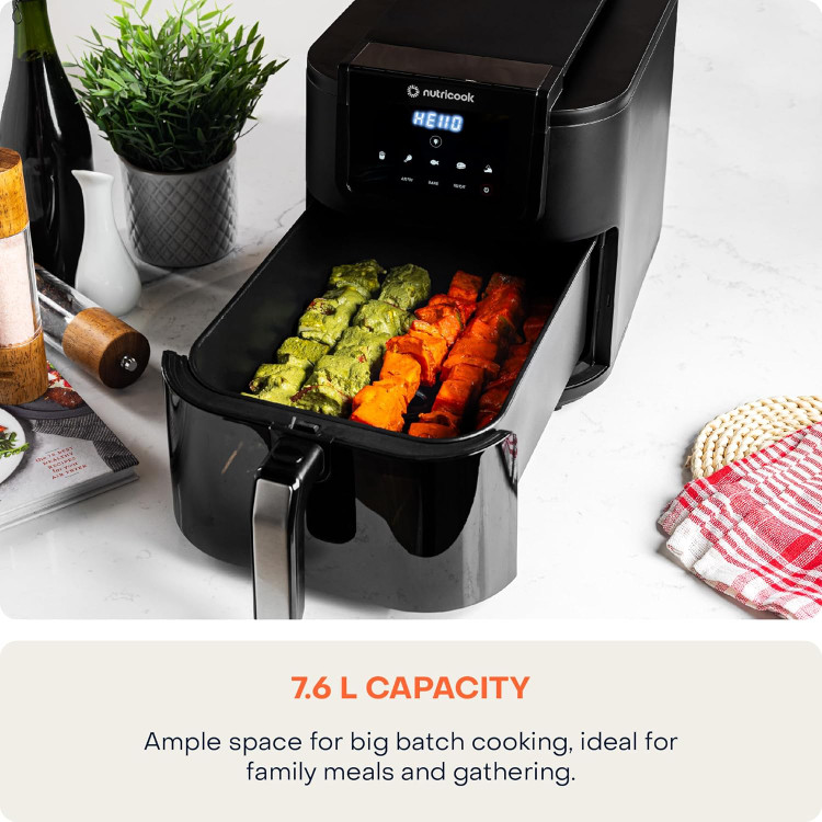 سرخ کن بدون روغن نوتریکوک تحت لیسانس آمریکا مدل |nutricook AFS200 airfryer|