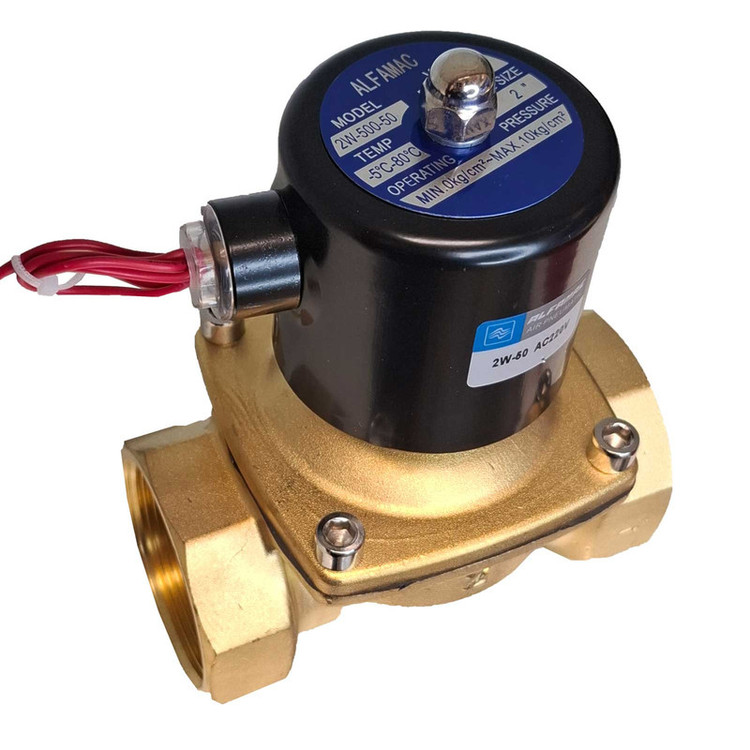 شیر برقی آلفامک مدل 2W-50-NC سایز 2 اینچ