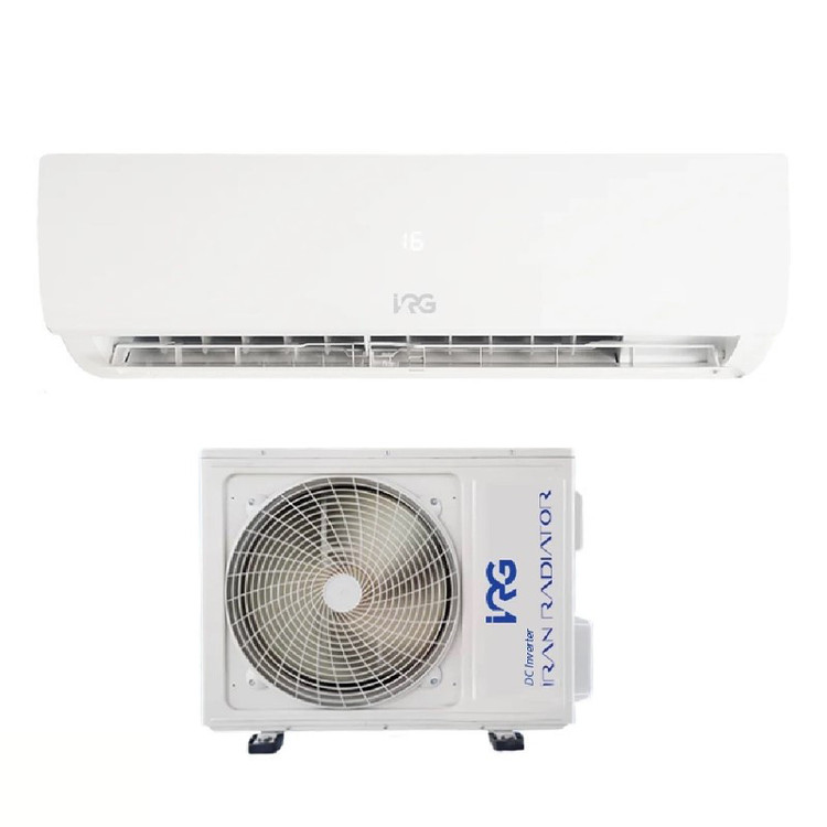 کولر گازی اسپلیت دیواری 12000 دور ثابت ایران رادیاتور مدل روتاری معتدله IRAN RADIATOR T1