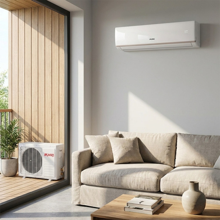 کولر گازی اسپلیت دیواری 18000 دور ثابت ایران رادیاتور معتدله روتاری T1 مدل IRAN RADIATOR ICA-18CH-A/XA/AA