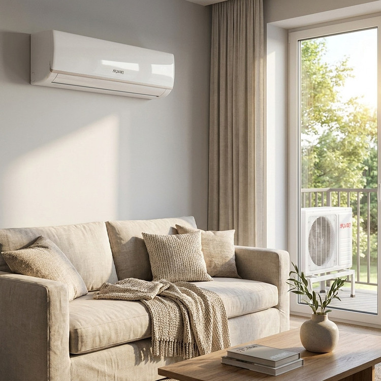 کولر گازی اسپلیت دیواری 24000 اینورتر روتاریT1 ایران رادیاتور مدل IRAN RADIATOR IAC-24CH/XA-I/A/ID