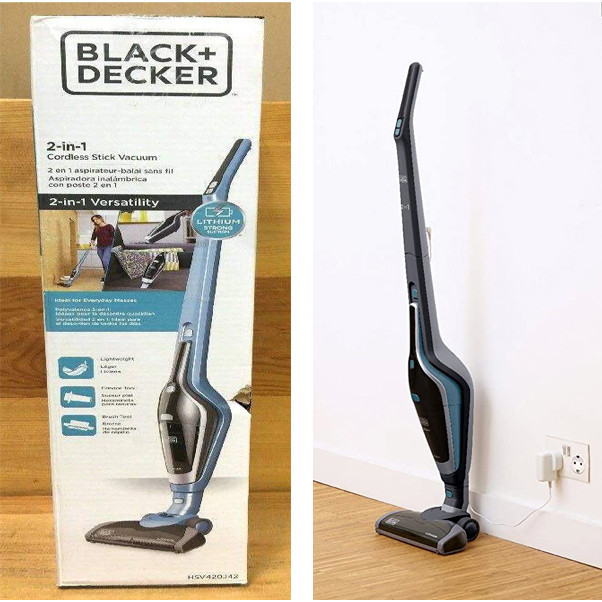 جارو شارژی بلک اند دکر مدل SVA420B Black & Decker cordless vacuum cleaner model 420